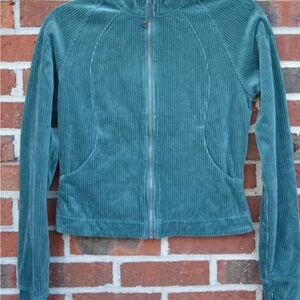Lululemon scuba velvet track jacket